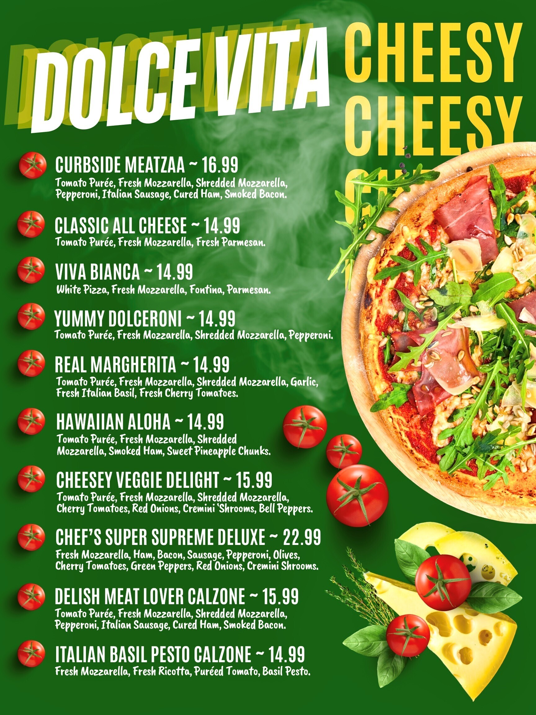 Dolce Vita New Menu