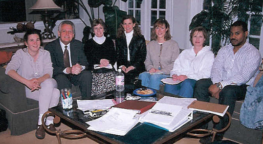 Founding members of the Newsletter Subcommittee in 2000
