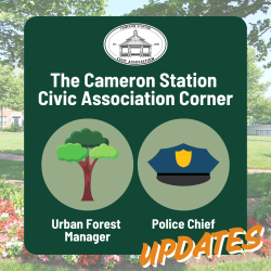 Civic Association Corner: Police Chief & Urban Forest Manager Updates